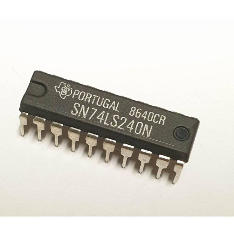 5x SN74LS240N Octal Buffers And Line Drivers – 3-State Outputs, DIP20 (New)